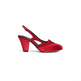 Kathryn Vintage Slingbacks (Aurora Red)