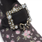 Pearl Buckles (Antique Gold)