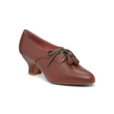 Cordelia Edwardian Oxfords (Chestnut)