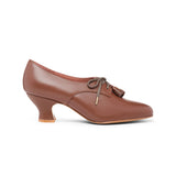 Cordelia Edwardian Oxfords (Chestnut)