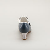 Dunmore 18th Century Shoes (Blue/White)